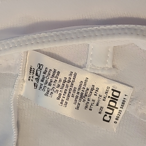 CUPID SIZE 5XL BODYSHAPER WHITE - Picture 3 of 7